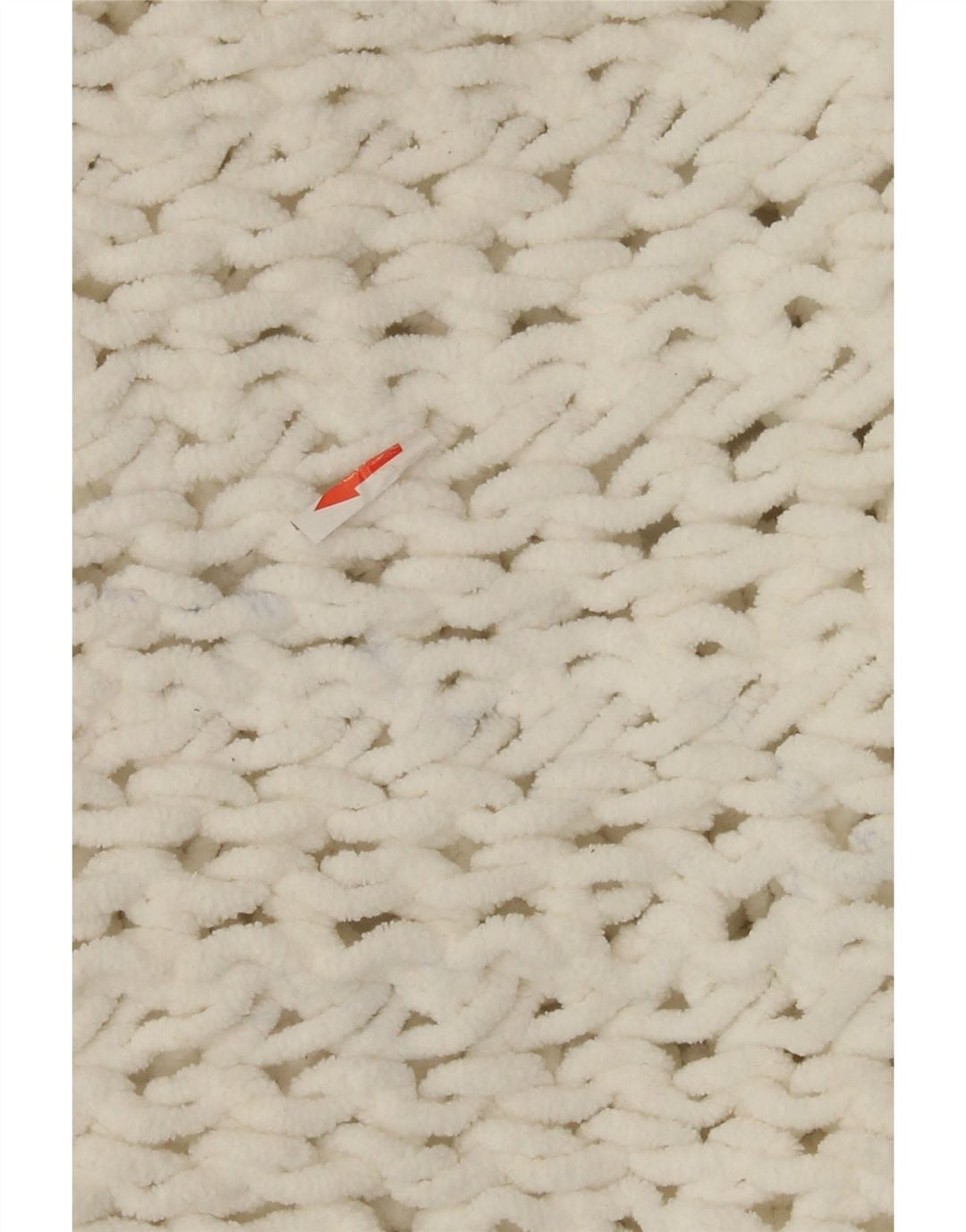 Zara Pull court surdimensionné à col rond pour femme UK 14 Blanc moyen