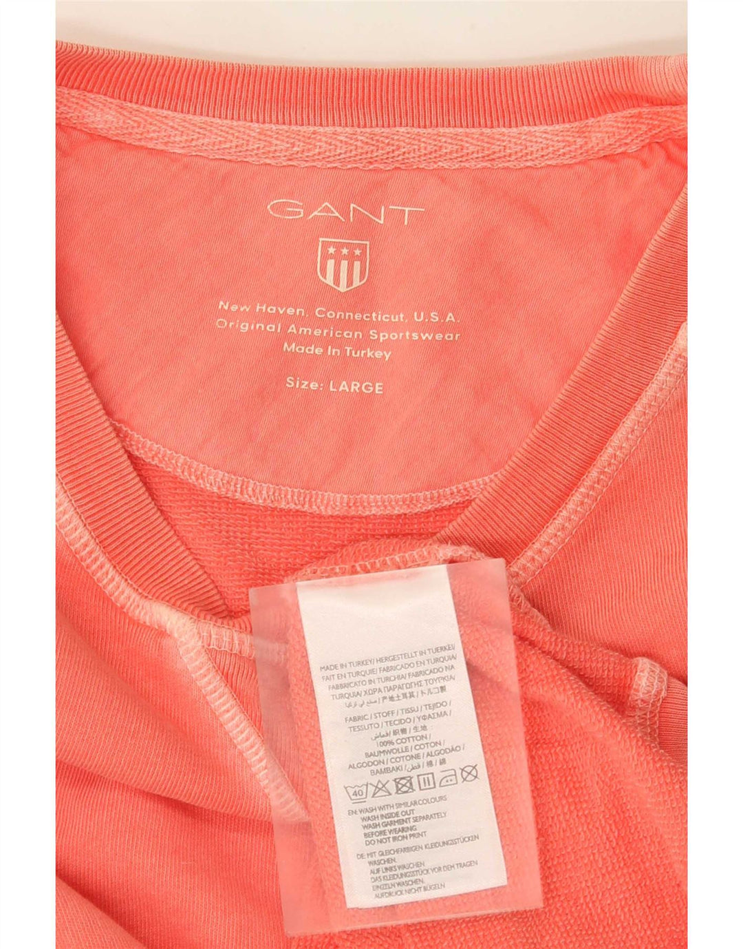 Gant Haut Homme Manches Longues Large Rose Coton