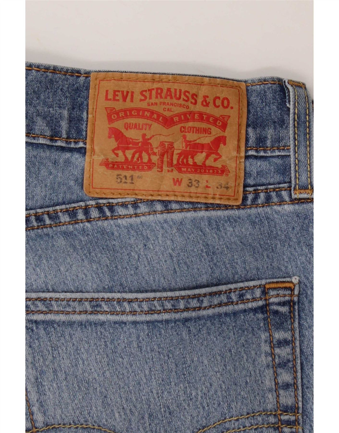 Levi's Jean Slim 511 Homme Bleu Coton W33 L34