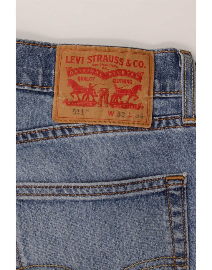 Levi's Jean Slim 511 Homme Bleu Coton W33 L34