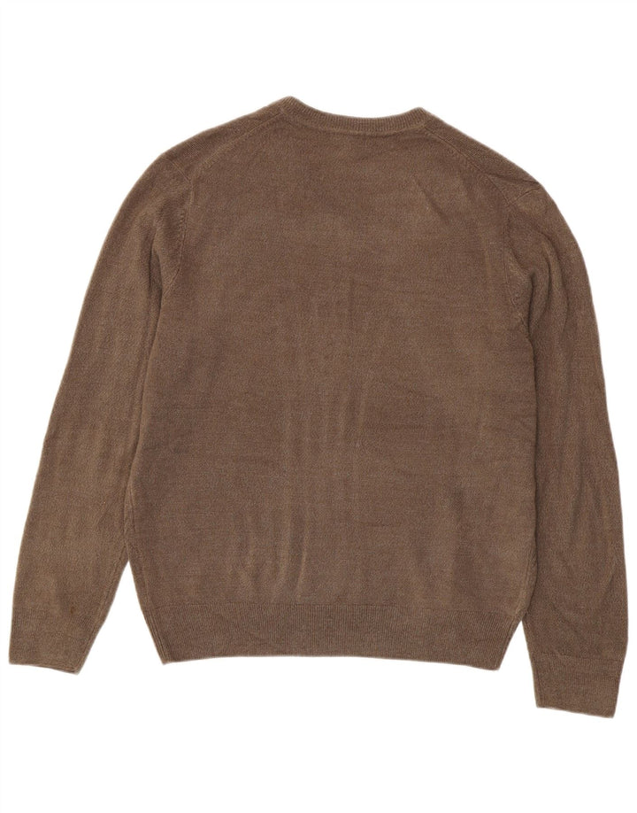 Dockers Pull col V pour homme en acrylique marron Taille L