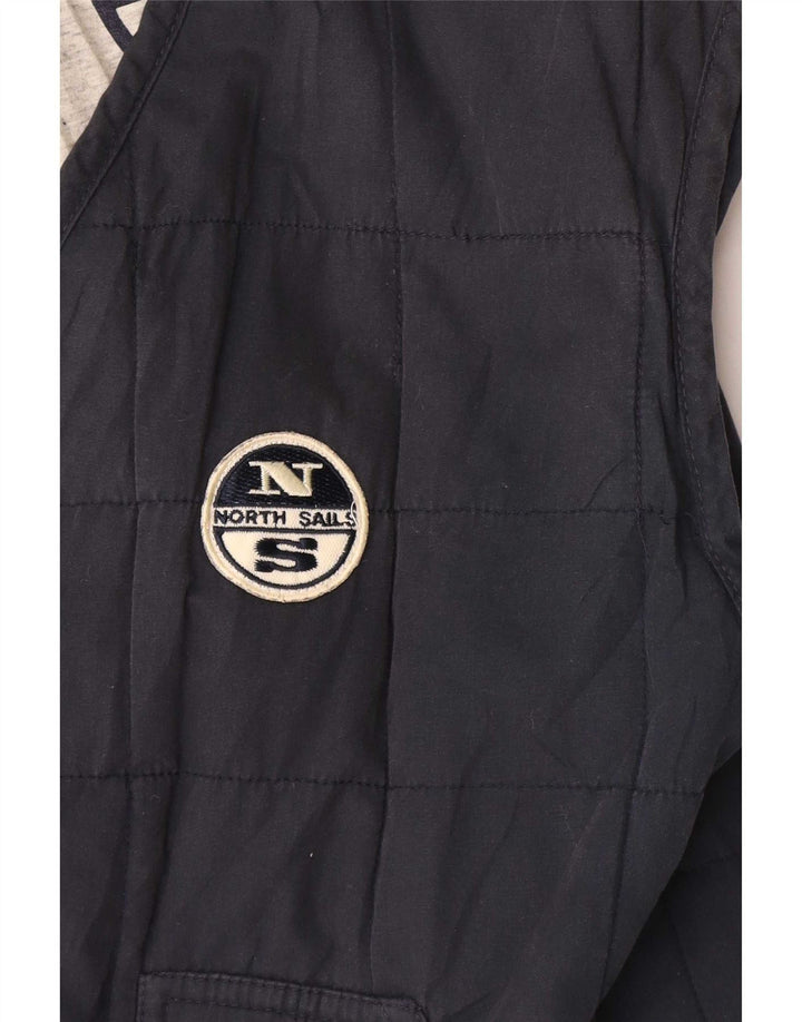 North Sails Gilet matelassé pour homme UK 36 Small Bleu marine