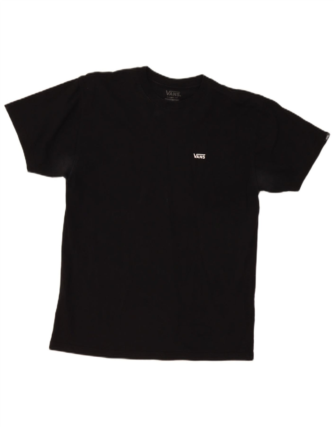 Vans T-shirt coupe classique pour homme en coton noir moyen