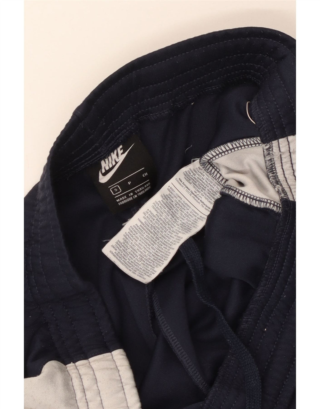 Nike Pantalon de survêtement pour homme Taille S Bleu marine Colorblock Polyester