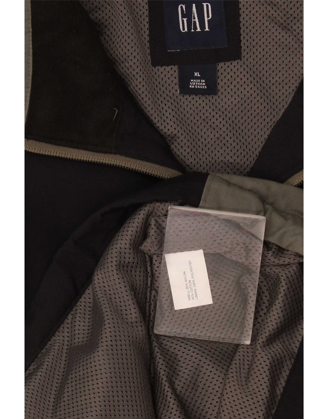 Gap Veste de Survêtement Homme XL Noir Colorblock Nylon