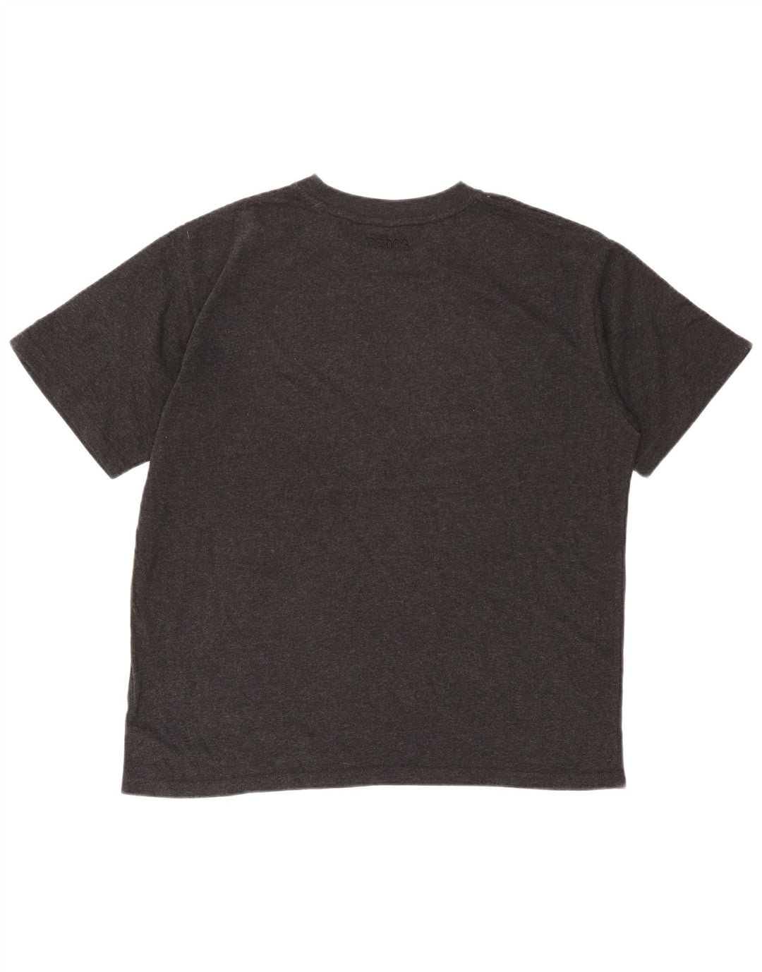 Superdry T-shirt graphique pour femme UK 14 Large Gris Coton