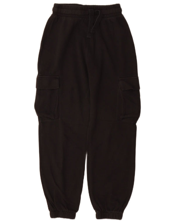 Zara Pantalon cargo coupe ample pour femme, petit W26 L28, coton noir