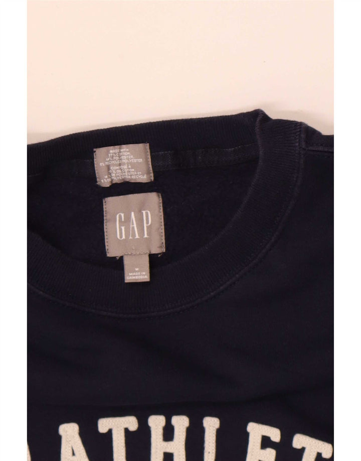 Gap Sweat-Shirt Graphique Homme Bleu Marine Moyen Coton