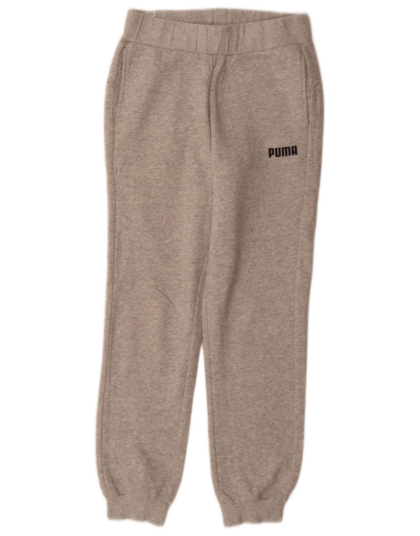 Puma Pantalon de Survêtement Garçon 13-14 ans Gris Coton