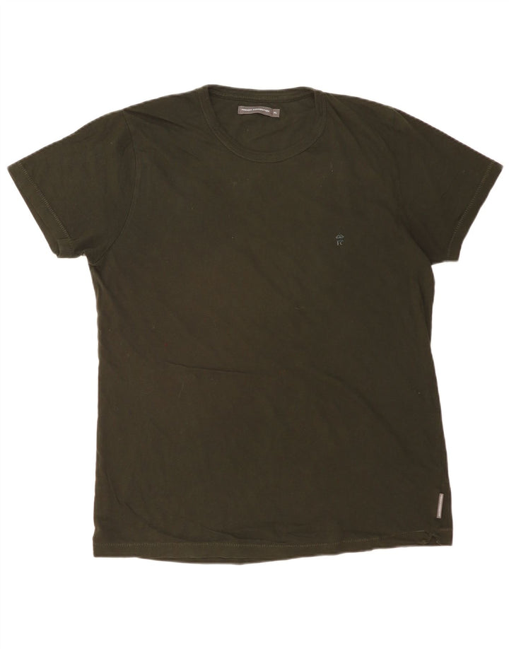 FRENCH CONNECTION T-Shirt Homme Top XL Kaki Coton