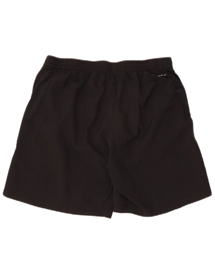 Adidas Short de sport Aeroready pour hommes, grand, noir, polyester