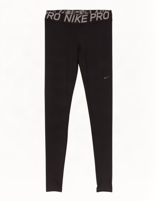 Nike Legging graphique pour femme UK 4 XS Noir Polyester