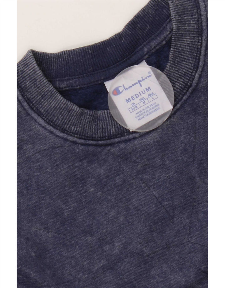 Champion Sweat-Shirt Homme Bleu Marine Moyen Coton