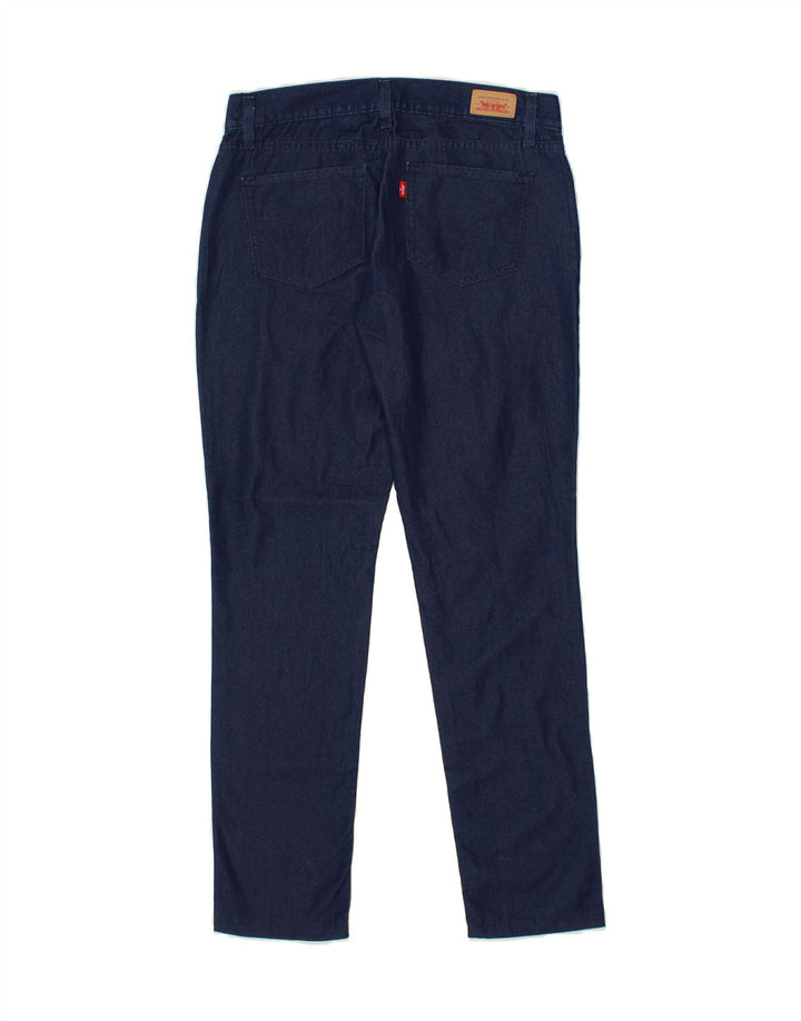 LEVI'S Womens Slim Jeans W29 L29 Navy Blue Cotton Vintage Levi's and Second-Hand Levi's from Messina Hembry 