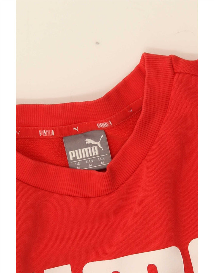 Puma Sweat-Shirt Graphic Homme Rouge Moyen