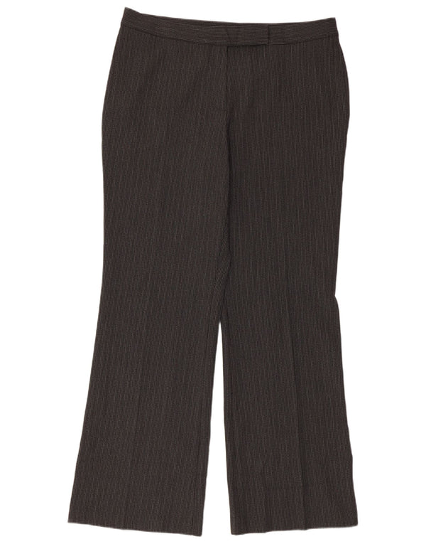 Marks & Spencer Pantalon de costume pour femme UK 16 Large W34 L30 Gris rayé