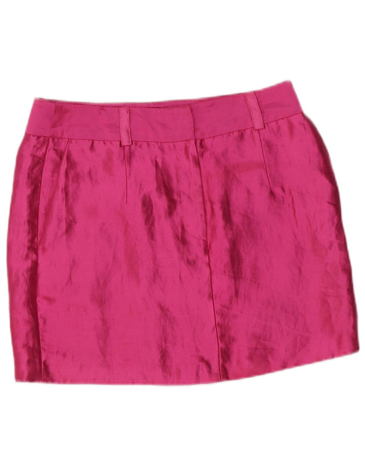 Topshop Mini jupe femme UK 10 Small W30 Rose
