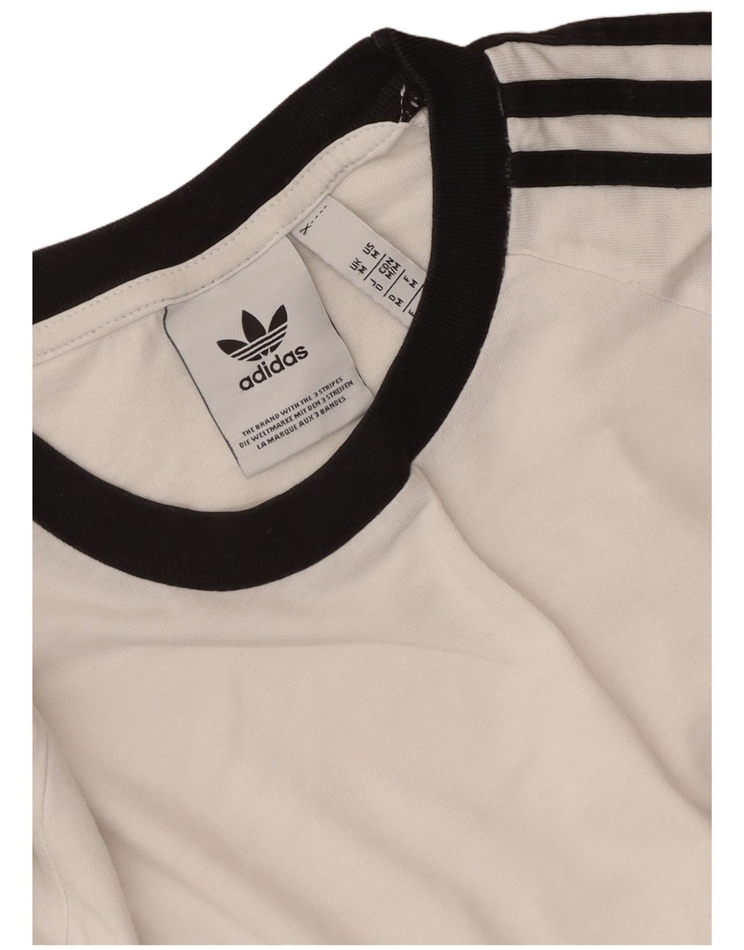ADIDAS T-Shirt Homme Blanc Moyen