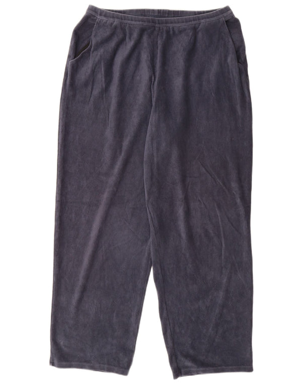 L.L.Bean Pantalon de survêtement pour femme UK 18 XL Bleu marine Coton