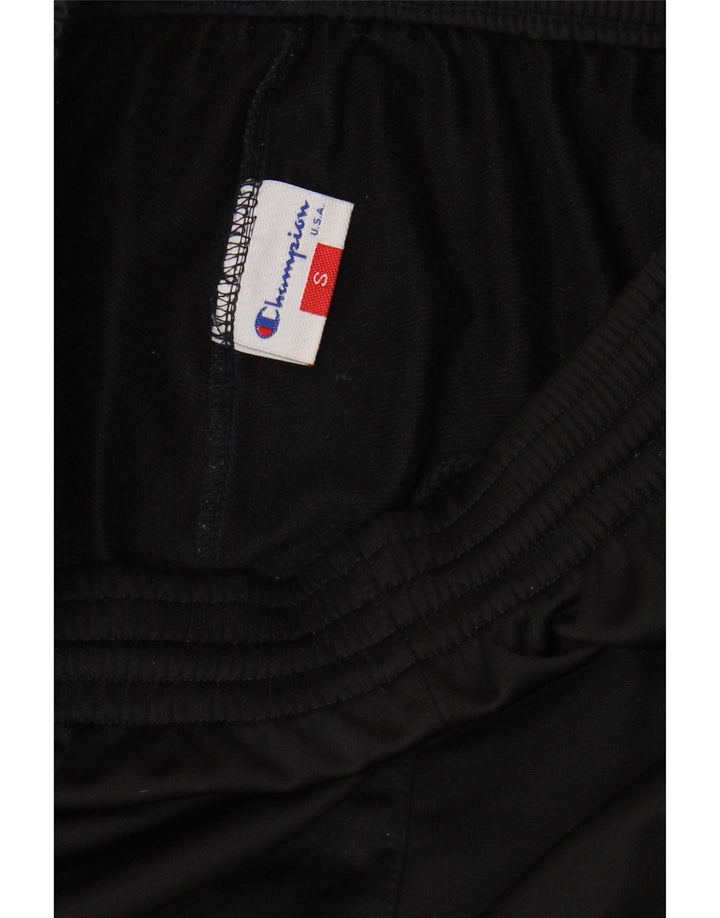 Champion Short de sport graphique pour homme, petit, en polyester color block noir