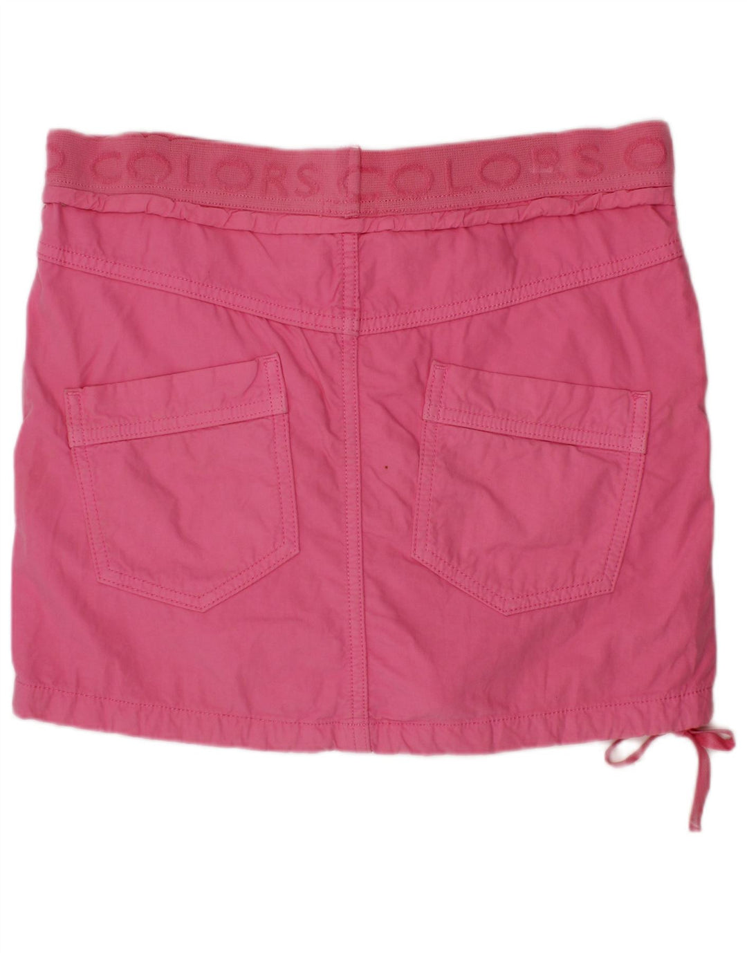 BENETTON Jupe droite graphique fille 13-14 ans W28 Rose