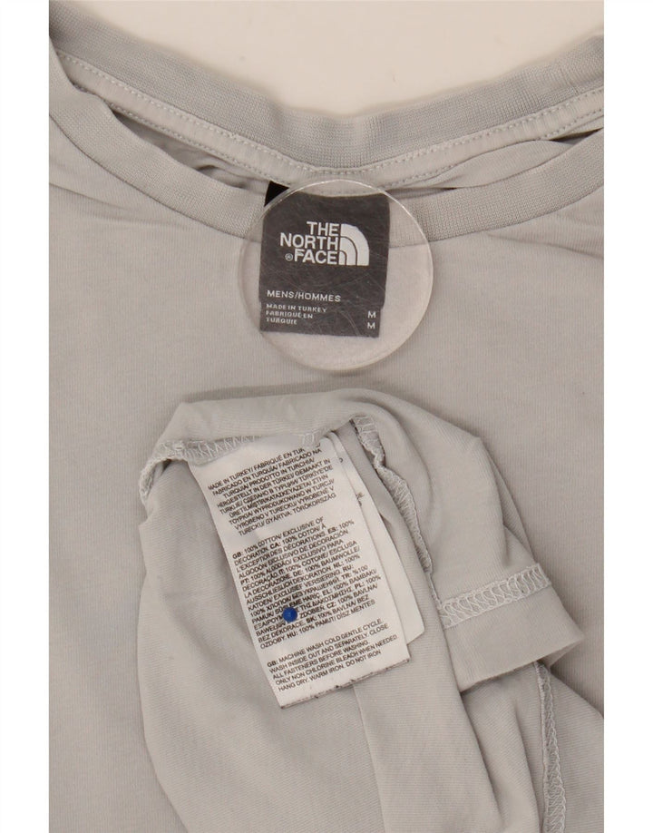 The North Face T-Shirt Graphique Homme Gris Moyen Coton