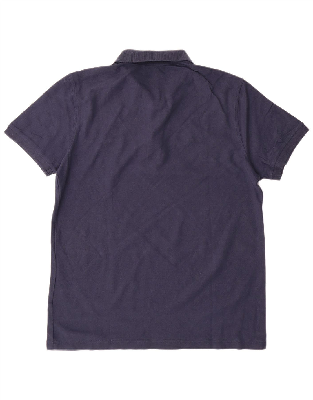 LOTTO Mens Polo Shirt Medium Navy Blue Cotton