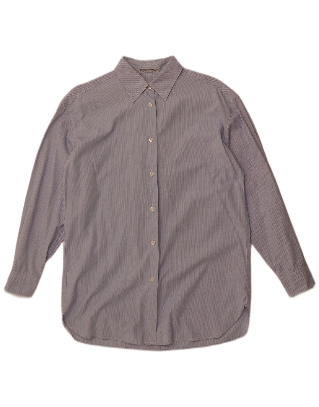 Emporio Armani Chemise Femme IT 42 Coton Bleu Moyen à Carreaux