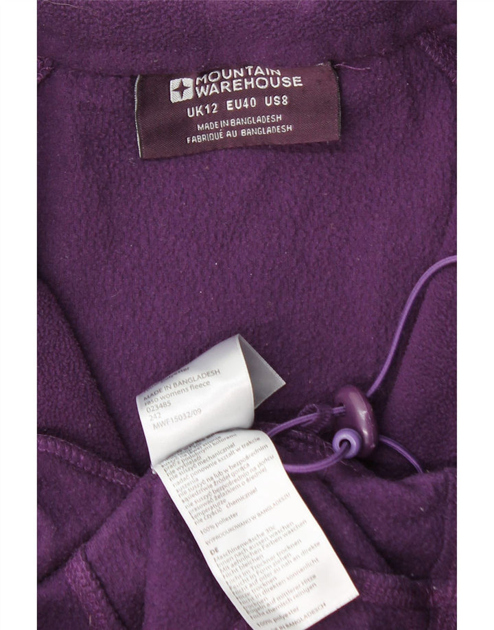 Mountain Warehouse Veste polaire pour femme UK 12 Violet moyen Polyester