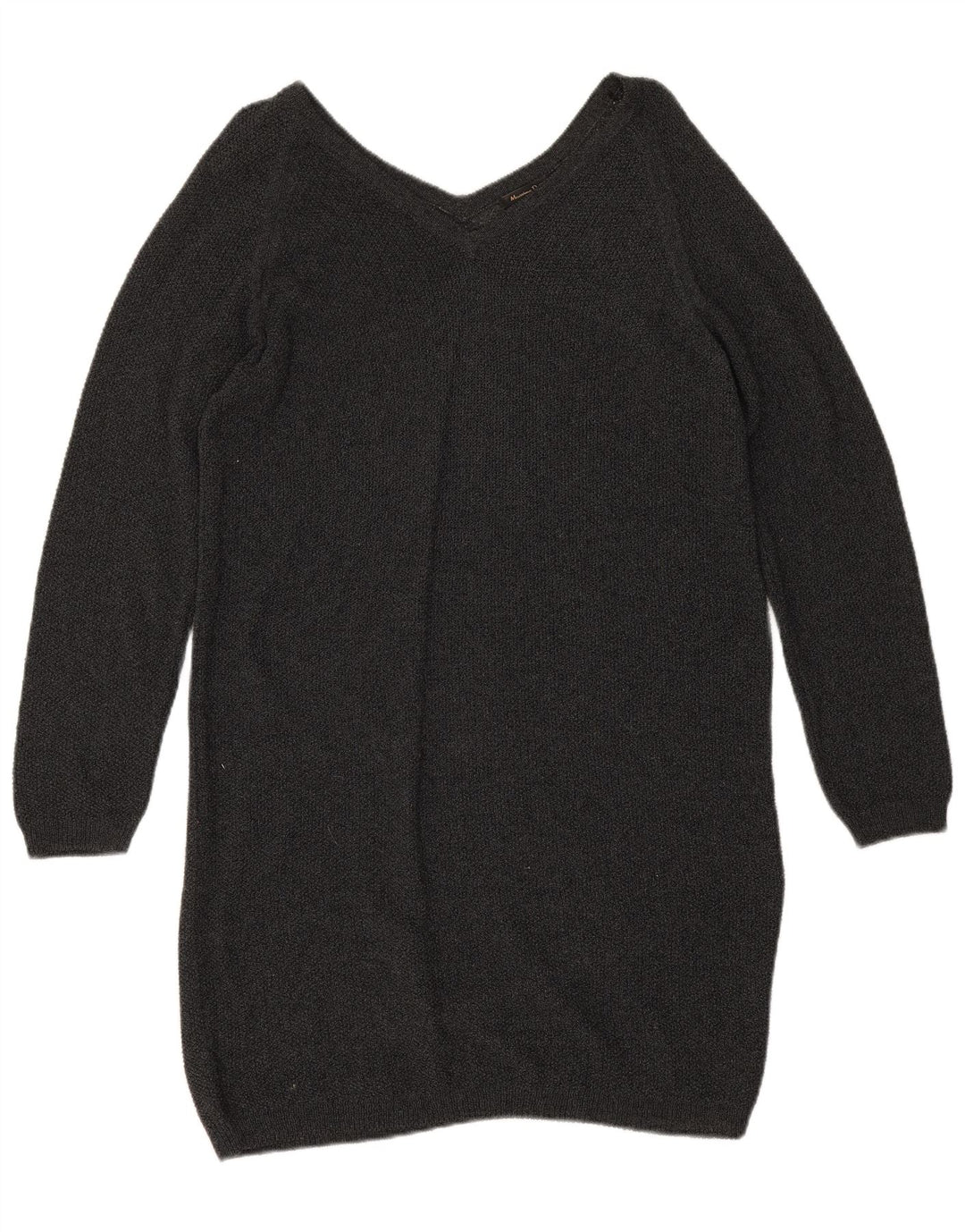Massimo Dutti Robe pull pour femme UK 14 Gris moyen