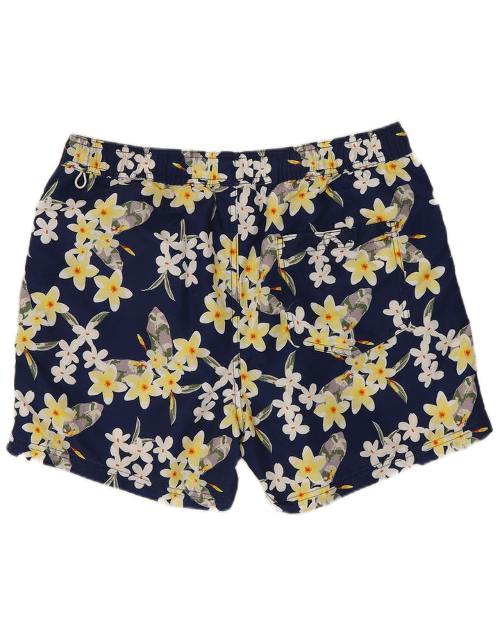 Jack & Jones Short de Bain Homme Bleu Marine Moyen Floral Polyester