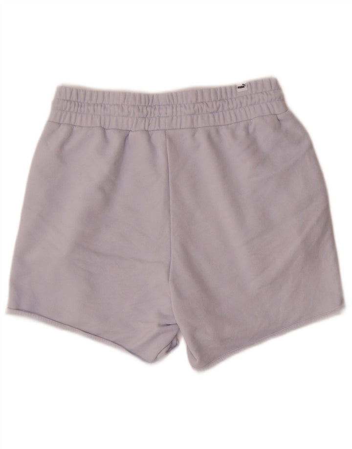 PUMA Short de sport pour femme UK 14 Bleu moyen