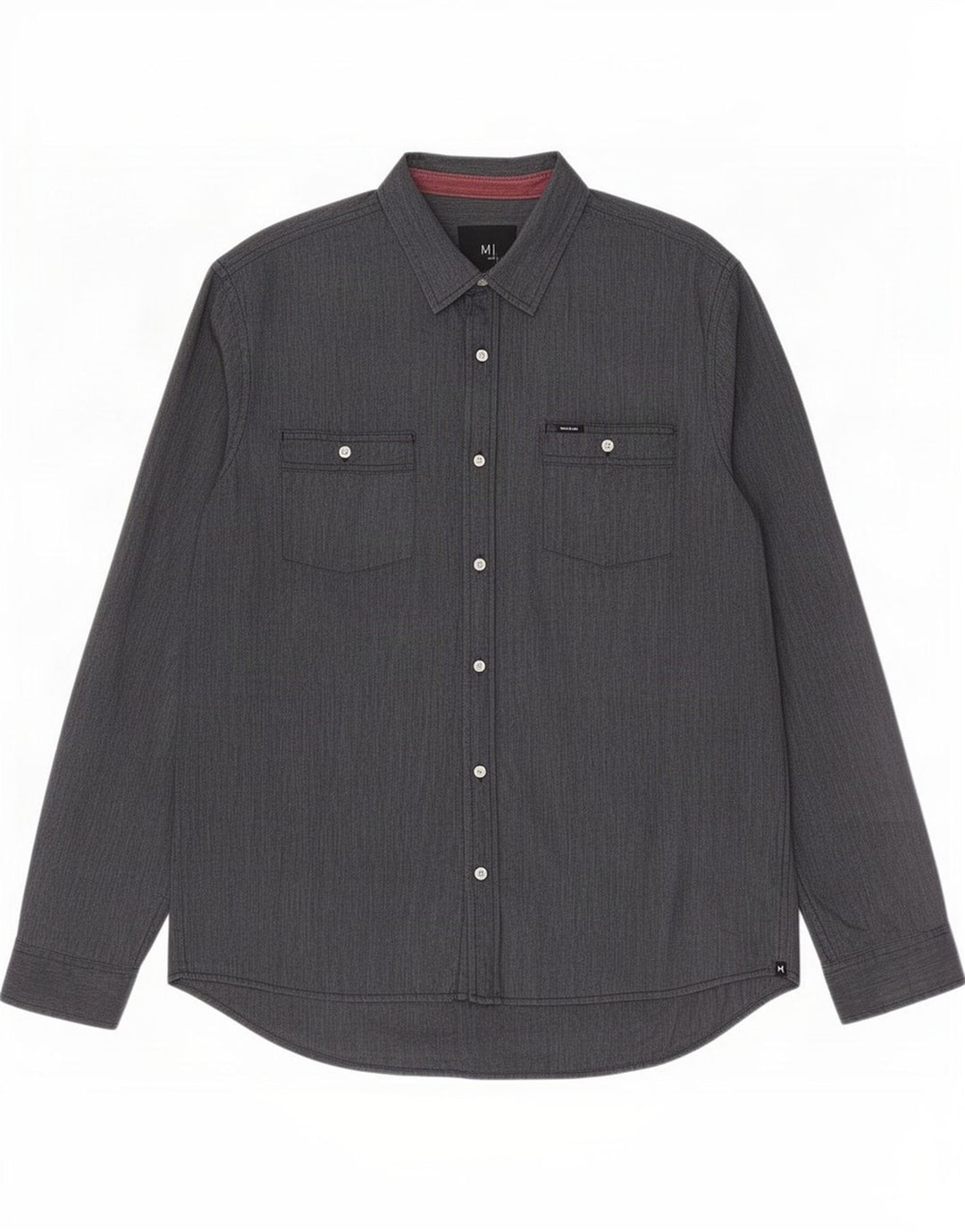 Hurley Chemise Homme XL Gris Coton