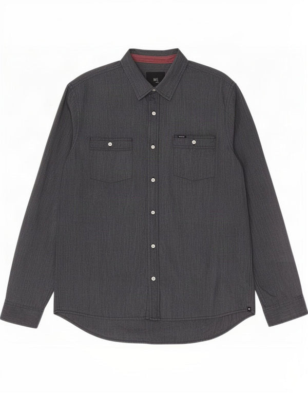 Hurley Chemise Homme XL Gris Coton