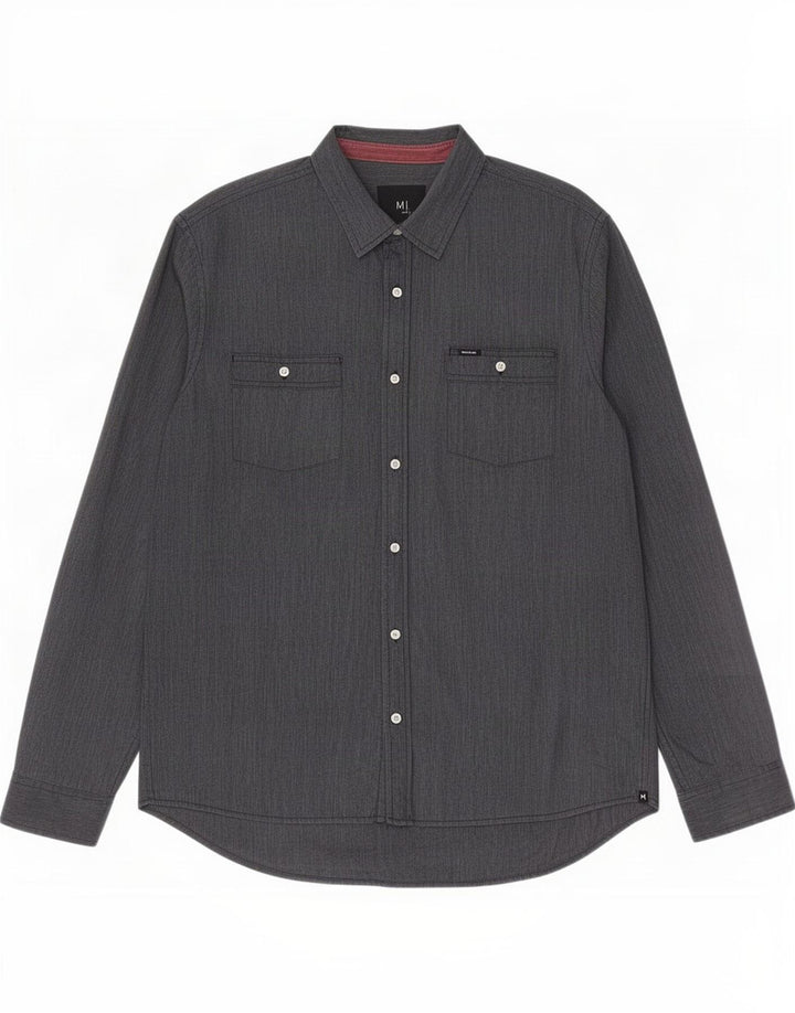 Hurley Chemise Homme XL Gris Coton