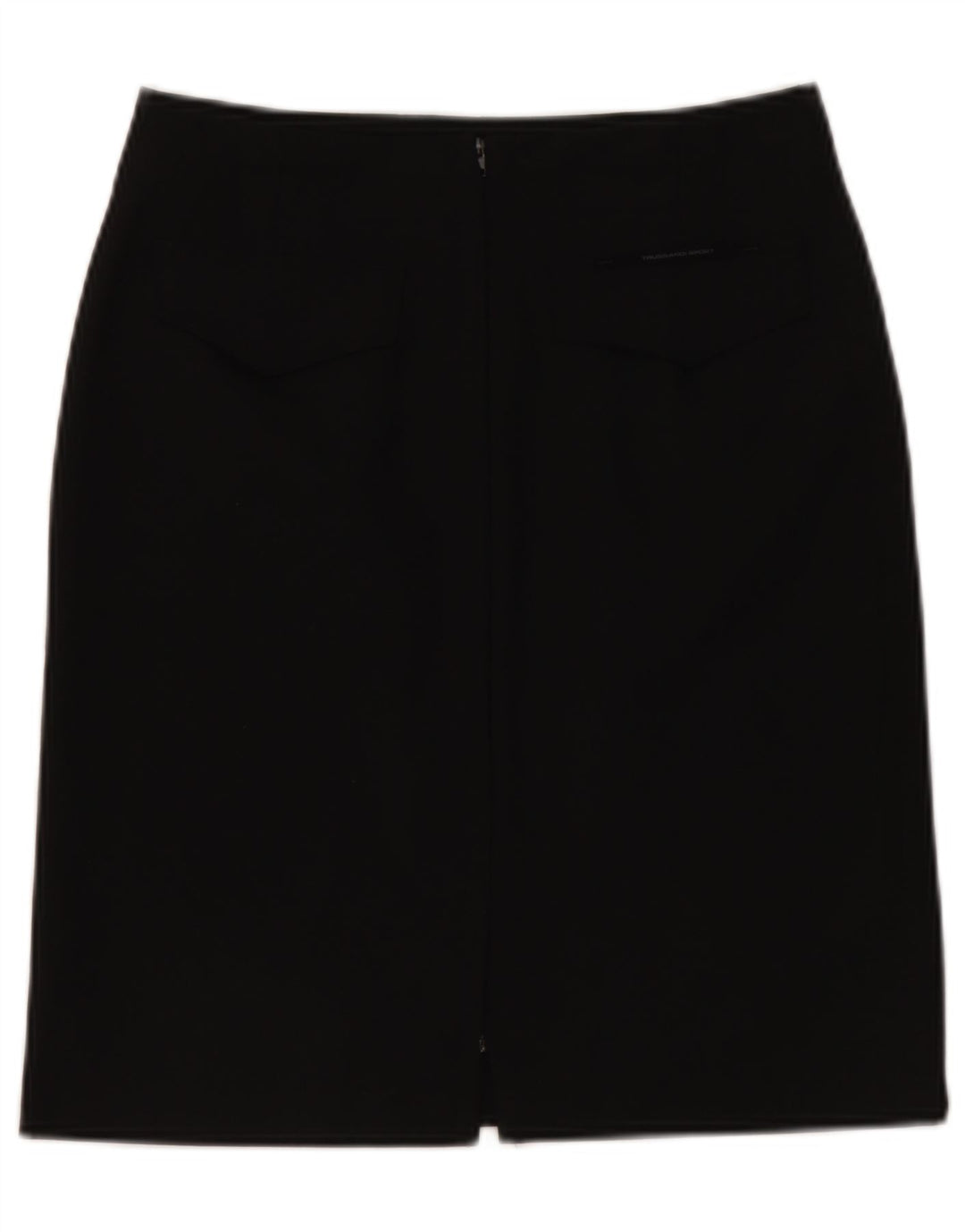 Jupe Crayon Femme Trussardi IT 40 Small W28 Noir Polyester