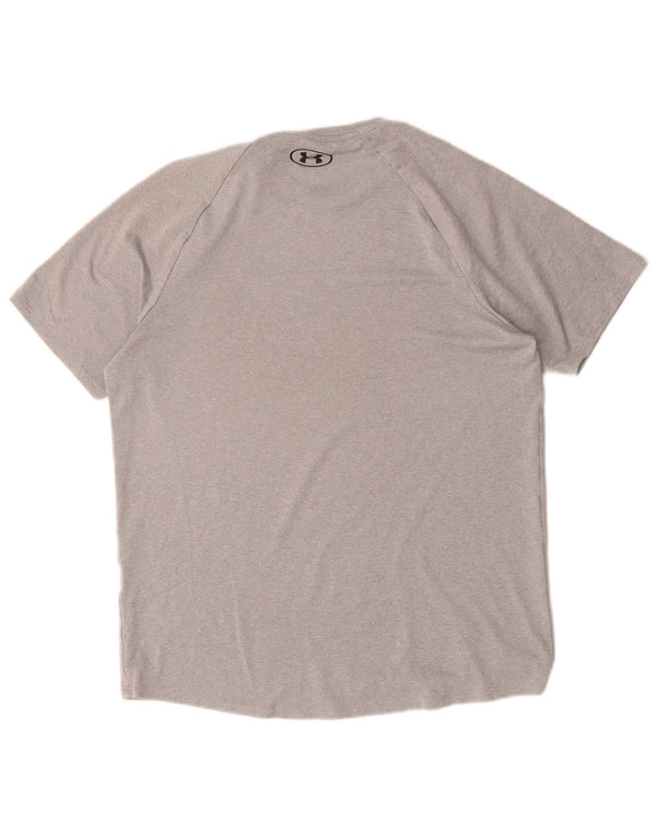 Under Armour Mens T-Shirt Top Medium Grey