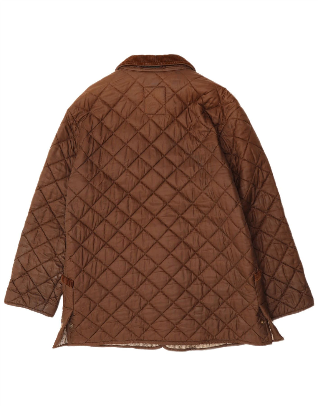 HENRY COTTONS Veste matelassée pour hommes UK 46 3XL Nylon marron