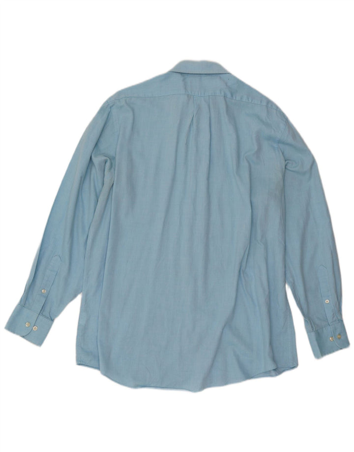 Chaps Chemise coupe régulière pour homme Taille 16 1/2 Grand Bleu