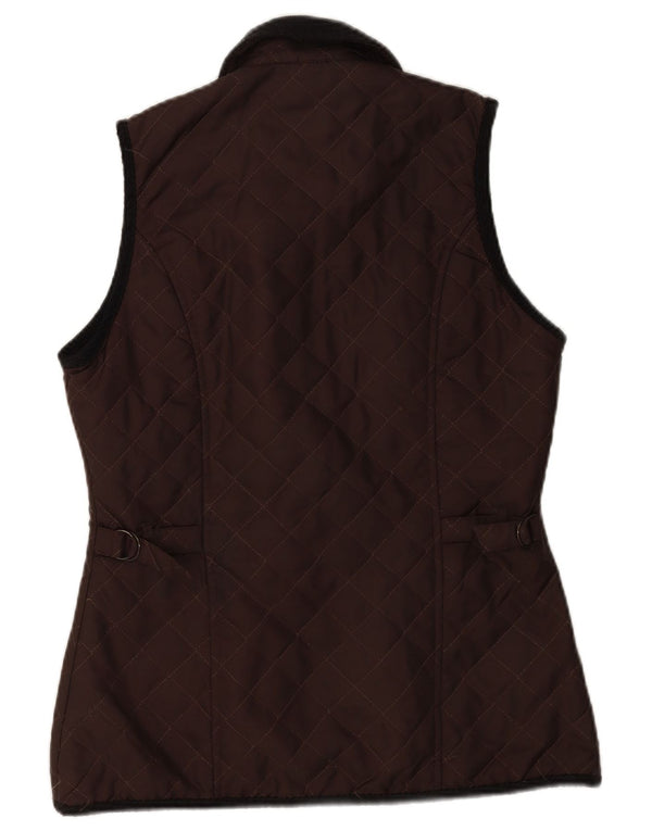 Sud Express Gilet matelassé pour femme UK 14 Nylon marron moyen