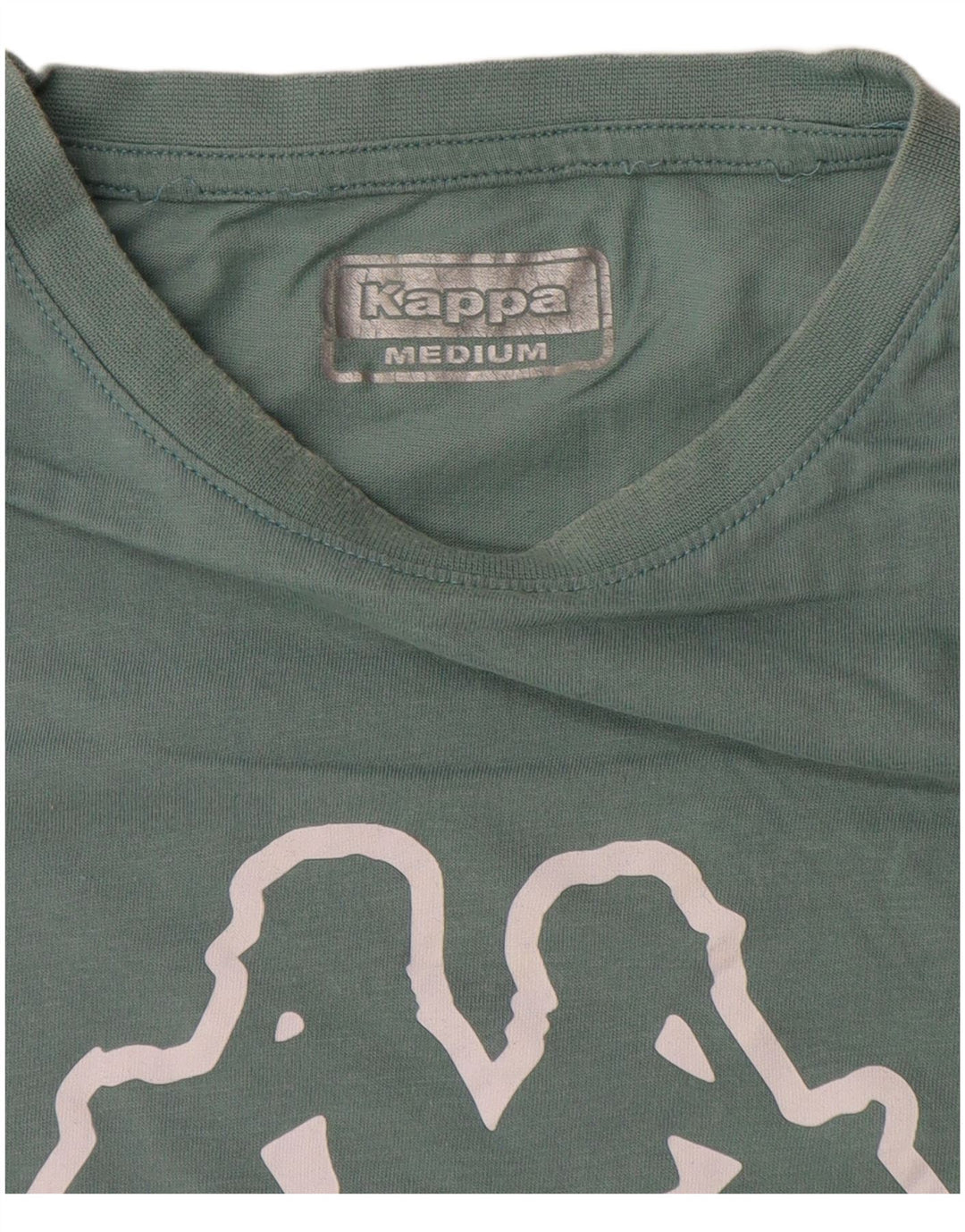 Kappa T-shirt graphique pour femme UK 14 Vert moyen
