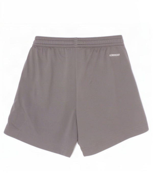 Adidas Short de Sport Aeroready Garçon 7-8 Ans Gris Polyester