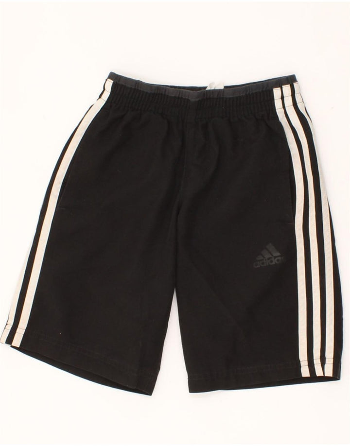 ADIDAS Girls Sport Shorts 6-7 Years  Black Polyester Vintage Adidas and Second-Hand Adidas from Messina Hembry 