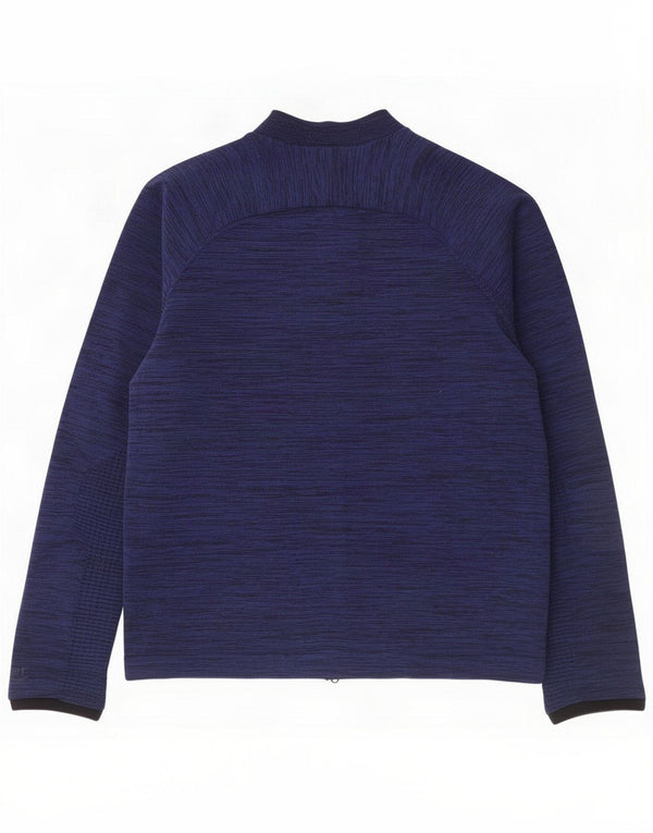 Veste de survêtement Nike pour homme XL en nylon moucheté bleu marine Sports
