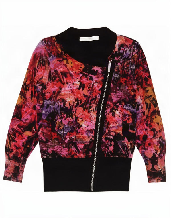 Karen Millen Pull cardigan à manches 3/4 pour femme US 3 XS Multicolore