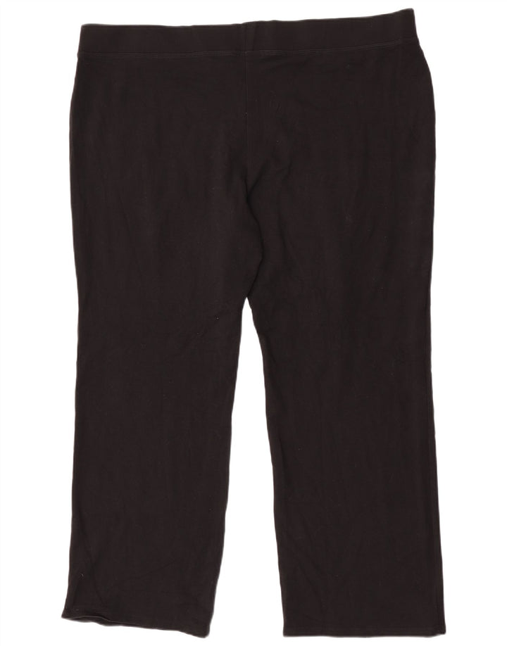 Marks & Spencer Leggings Femme UK 24 4XL Coton Noir