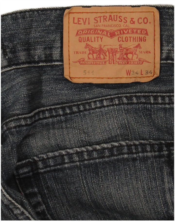 Levi's Jean Slim 511 Homme Bleu W34 L30