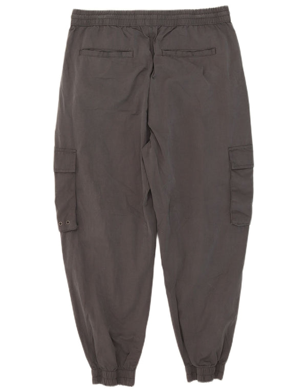 Zara Pantalon Cargo Crop Joggers Homme Large W32 L24 Gris Polyester