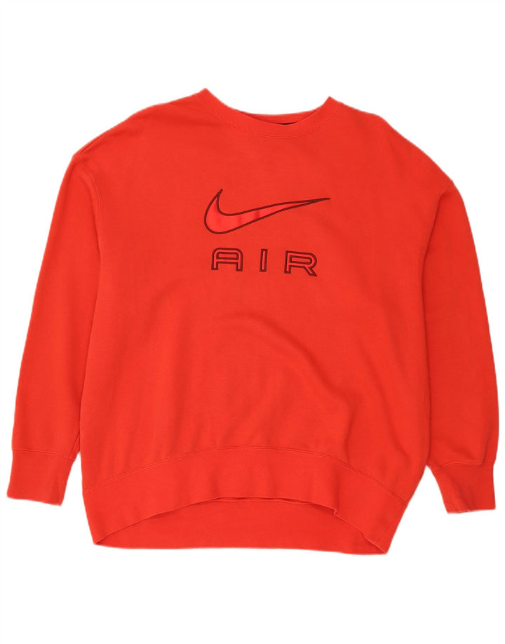 Nike Homme Graphic Loose Fit Sweat-shirt Rouge Moyen Coton