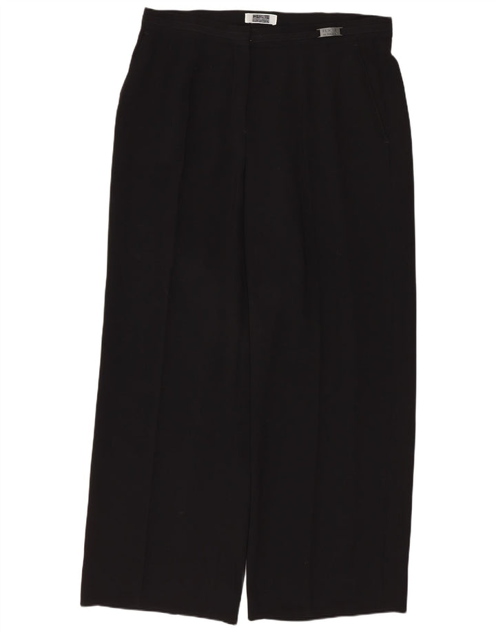 Perte by Krizia Pantalon Chino Droit Femme W32 L28 Noir Polyester